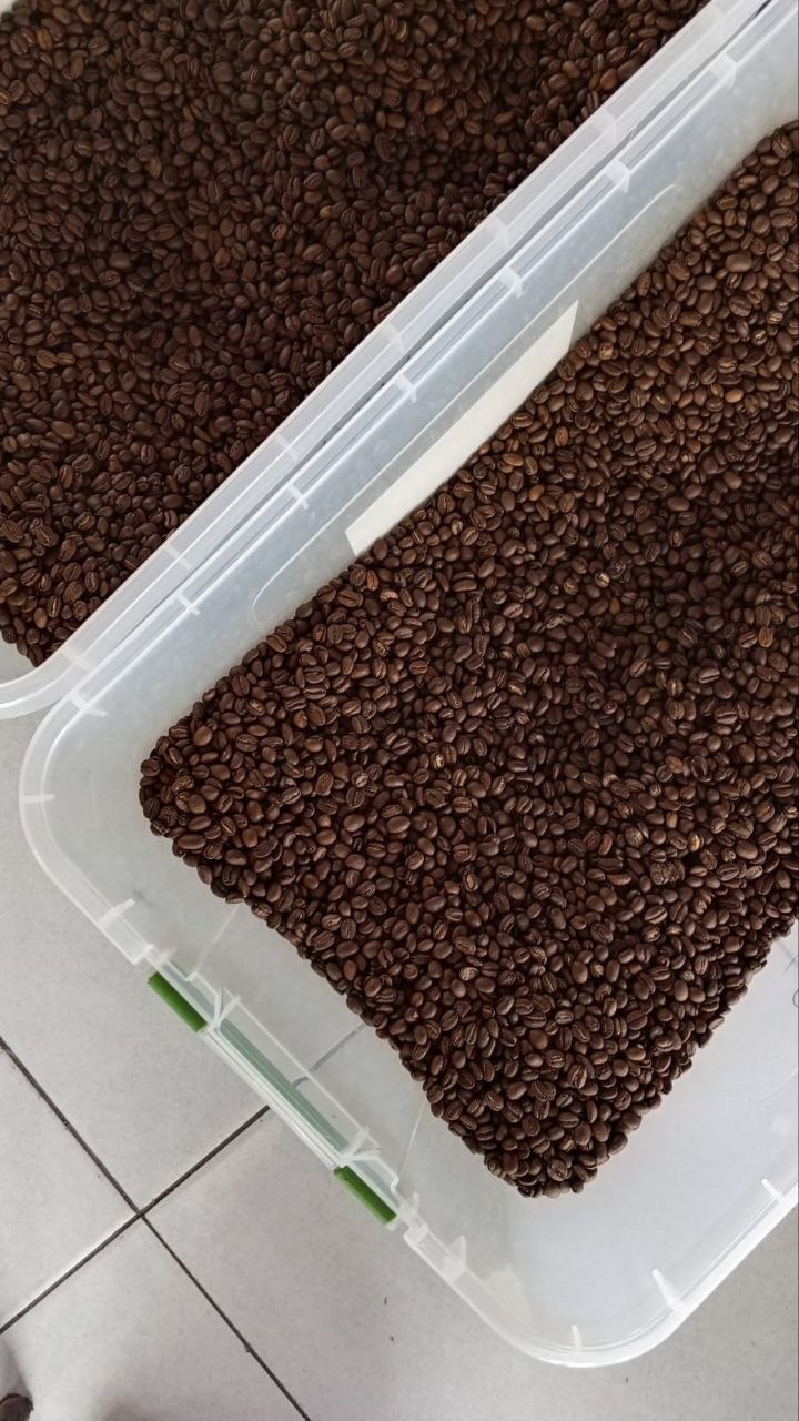 Mesin roasting Kora dari dekat